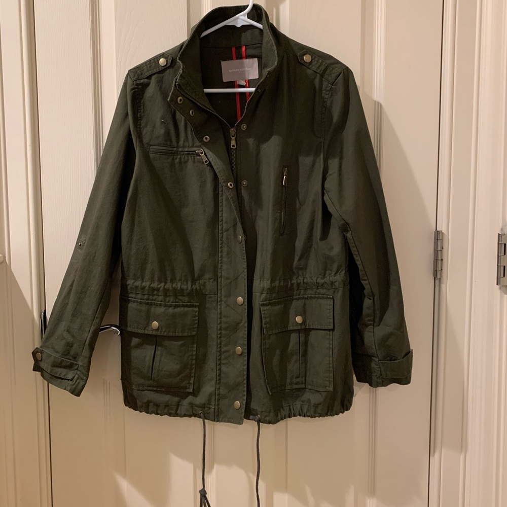 Banana Republic Army Green Jacket